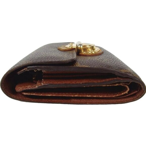 843167AM (C2) Louis Vuitton Wallet Brown Monogram - Picture 3 of 12